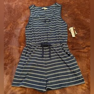 Known Supply Small Navy and White Romper